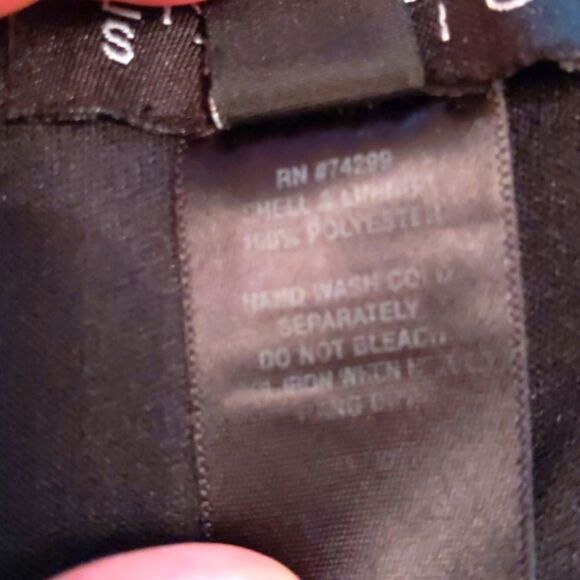 Black White Sheath Dress Embroidery Flowy Loose Roomy SZ 6 - Picture 6 of 10